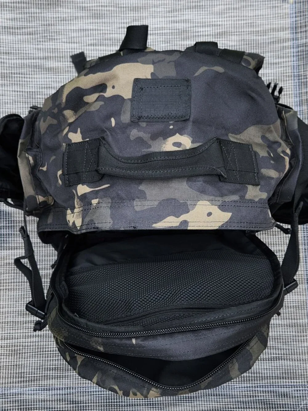 Highland Tactical ROGER Backpack MOLLE Webbing Military Black Urban Camo